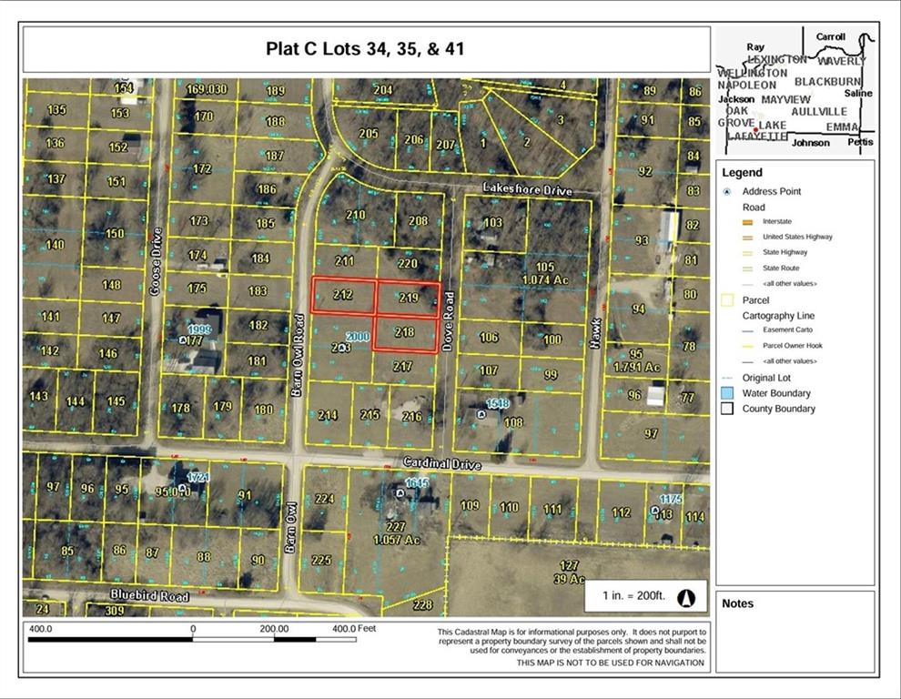 Plat C Lots 34,35&41 Barn Owl Road, Odessa, MO 64076