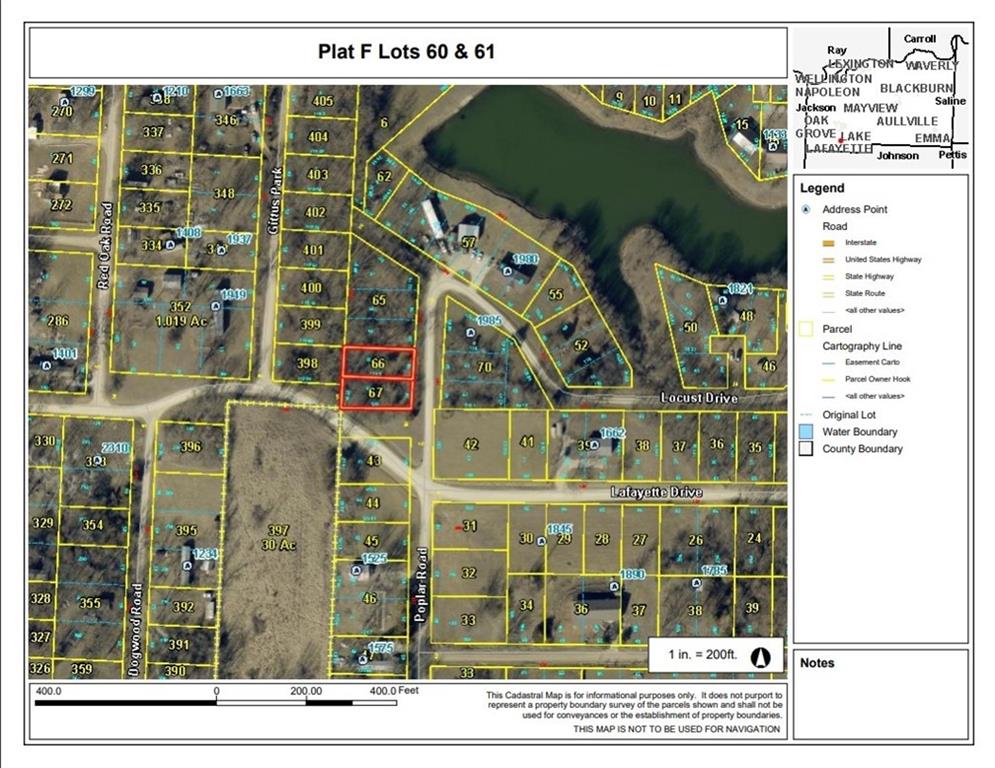Plat F Lot 60&61 Poplar Road, Odessa, MO 64076