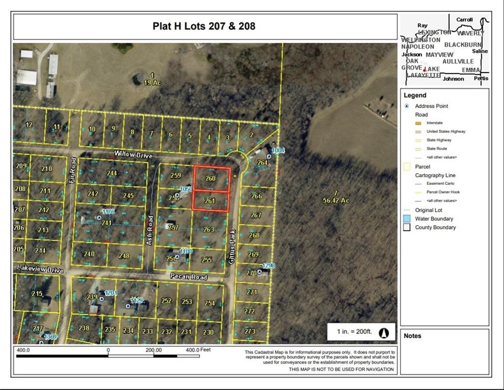 Plat H Lot 207&208 Gittus Park N/A, Odessa, MO 64076